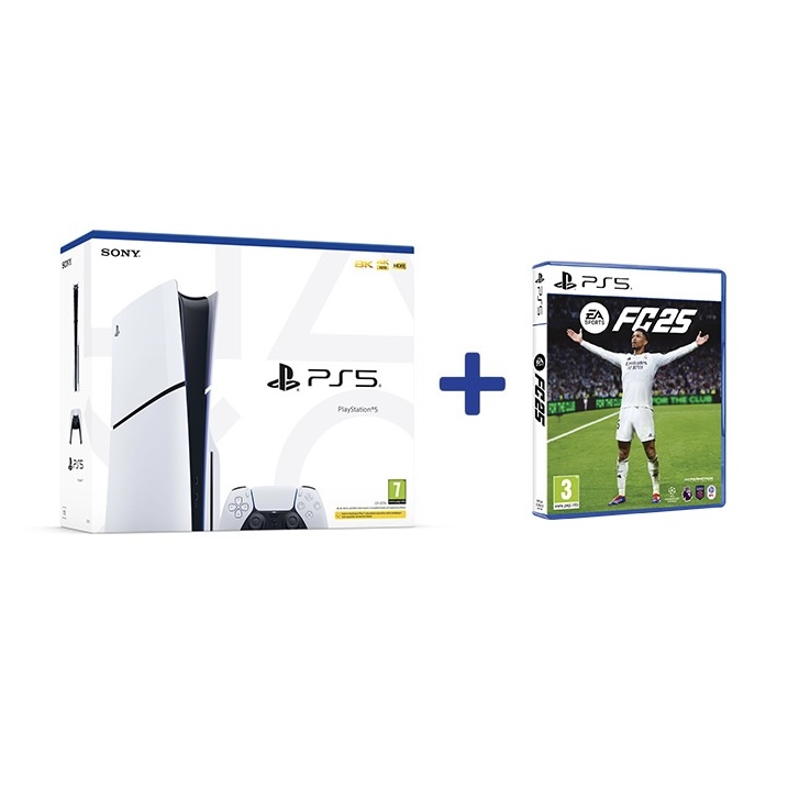 PlayStation 5 Console Disc Slim + EA Sports FC 25 - PS5 Slim (Europe)